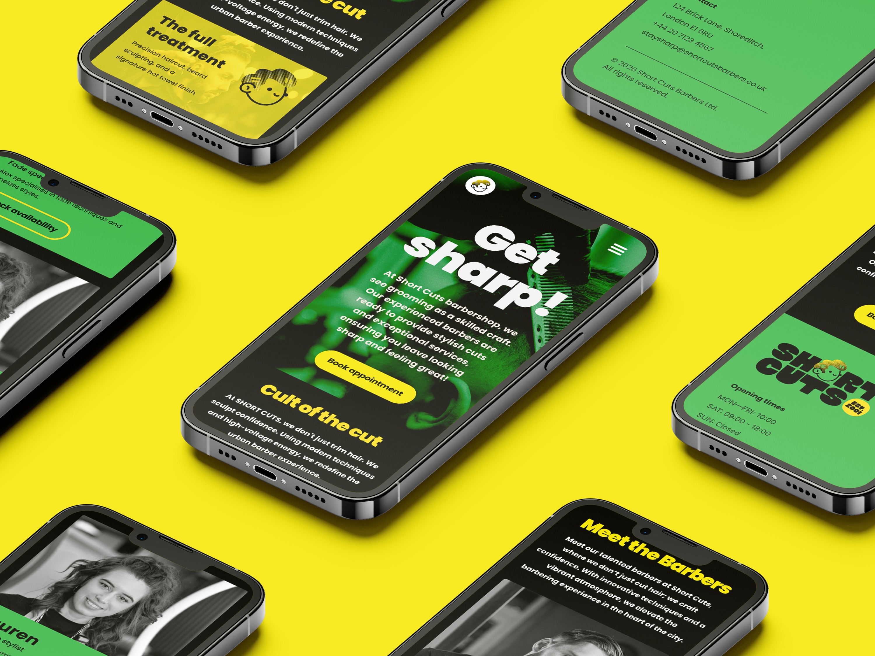 Stationery design of letterhead and business cards for the company Anders on top of a blurred photo of a house interior.